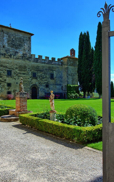 Villa Paneretta: Sommar, Utomhus