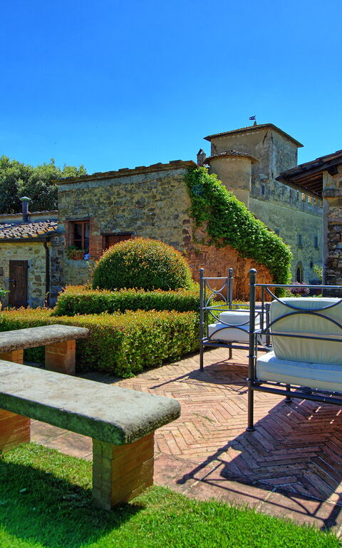 Villa Paneretta: Exteriör, Sommar, Trädgård