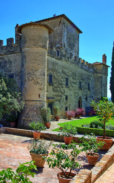 Villa Paneretta: Sommar, Utomhus