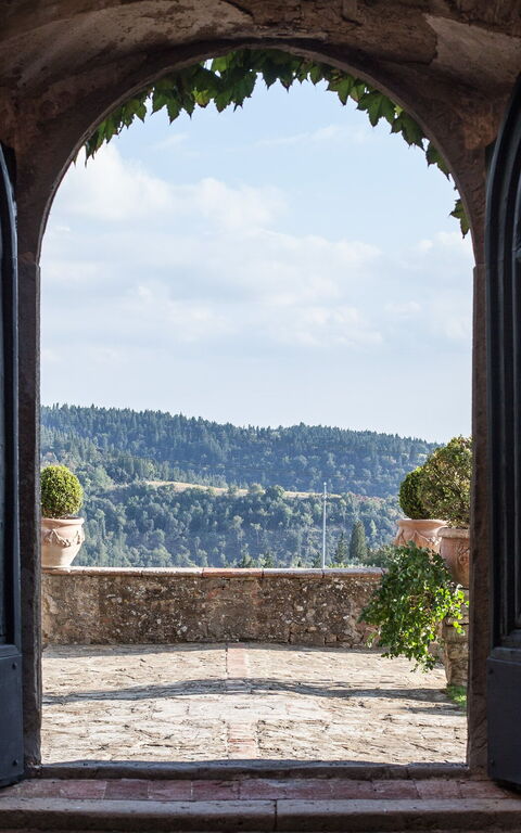 Villa Paneretta: Trädgård, Utomhus