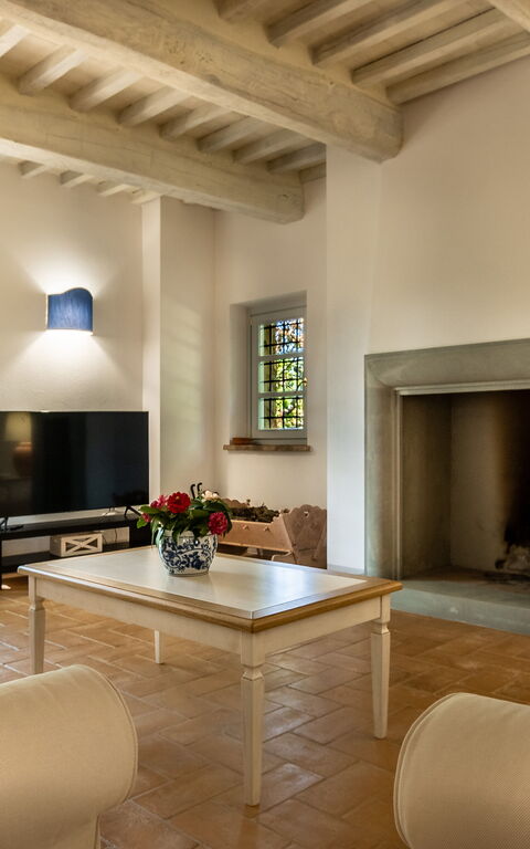 Villa Lucarella: Vardagsrum