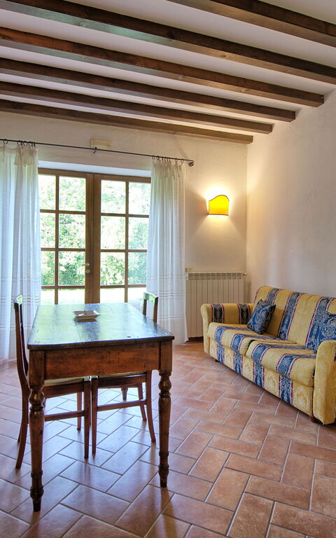 Casale Chieteno: Kök, Vardagsrum