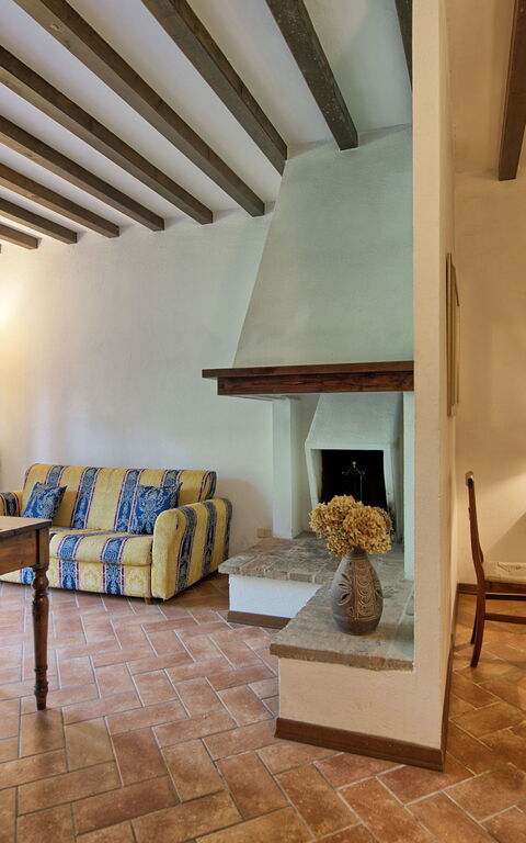 Casale Chieteno: sovrum, Vardagsrum