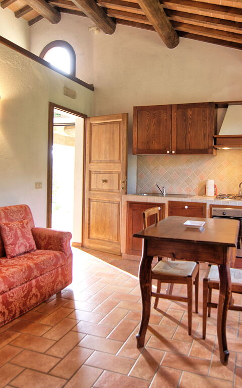 Casale Chieteno: Kök, Vardagsrum