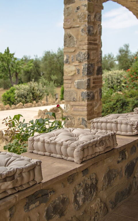 Villa Chiugi: Balkong / terrass / uteplats, Utomhus