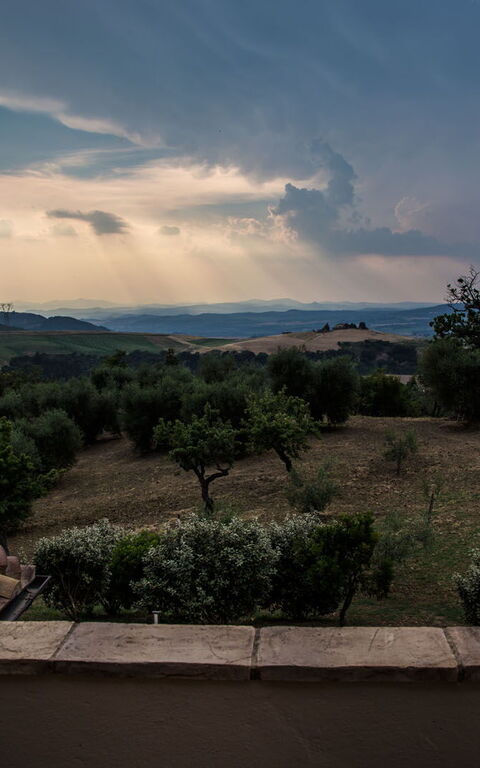 Villa Chiugi: Balkong / terrass / uteplats, Utomhus, Visningar