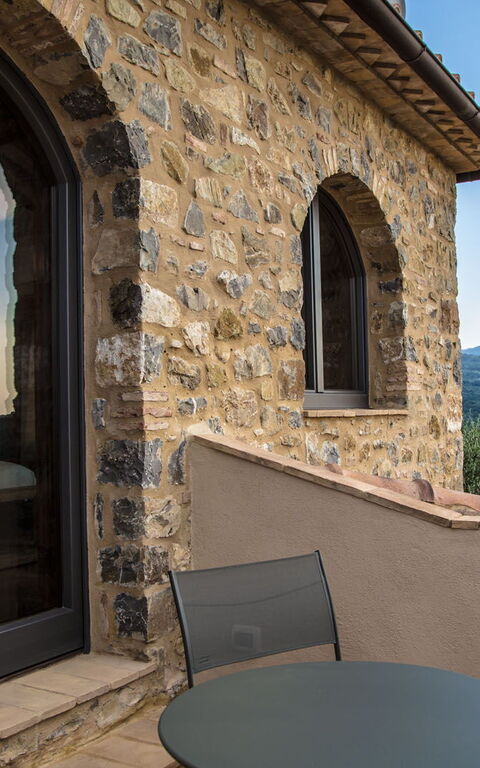 Villa Chiugi: Balkong / terrass / uteplats, Utomhus