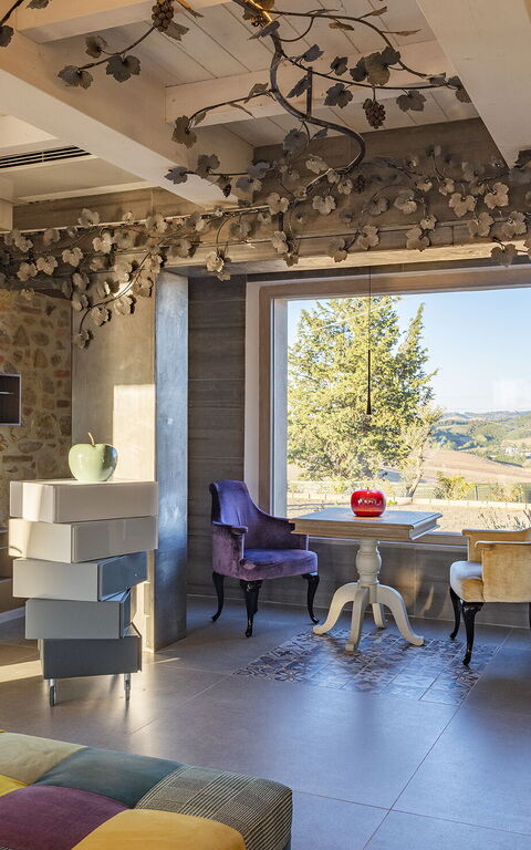 Villa Campana: Vardagsrum