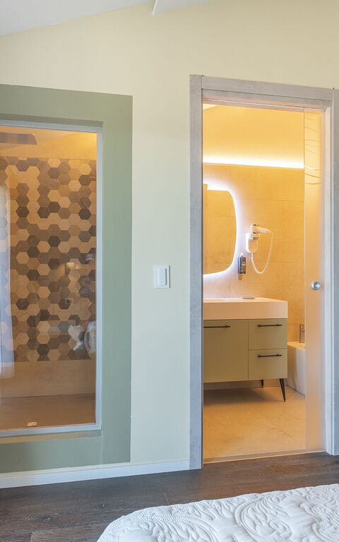 Villa Campana: Badrum