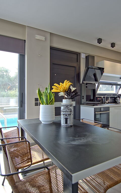 Villa Popi: Kök, Lunchrum