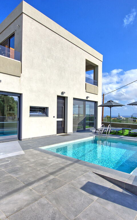 Villa Popi: Exteriör, slå samman, Trädgård, Utomhus