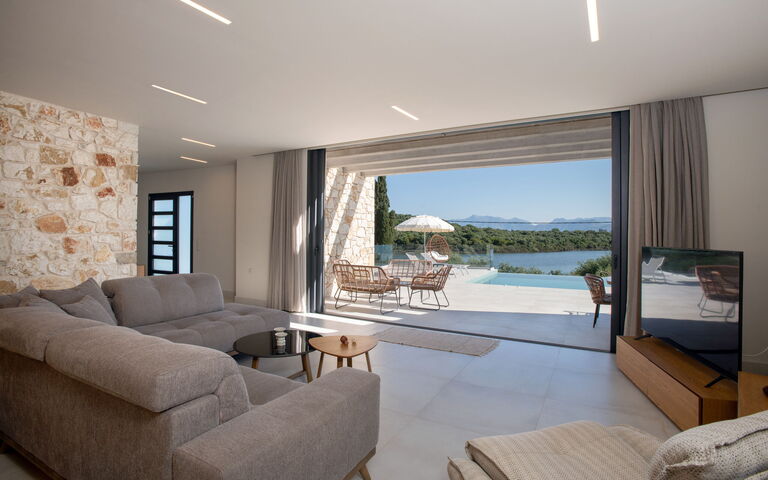 Villa Serapias: Vardagsrum