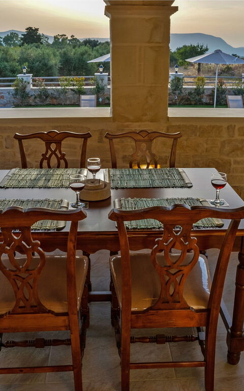 Villa Despanto: Balkong / terrass / uteplats, Utomhus