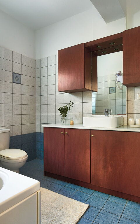 Villa Politini: Badrum