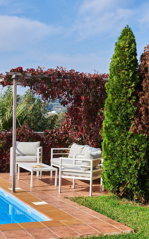 Villa Politini: slå samman, Trädgård