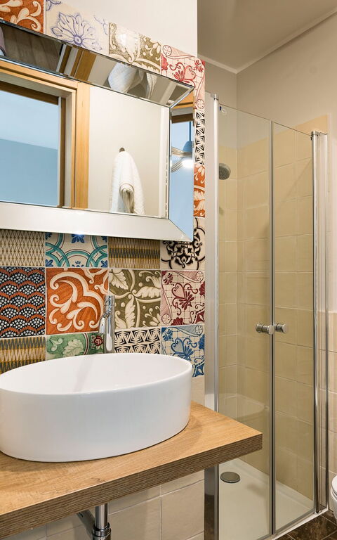 Villa Colleverde: Badrum