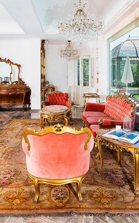 Villa Estella: Lunchrum, Vardagsrum