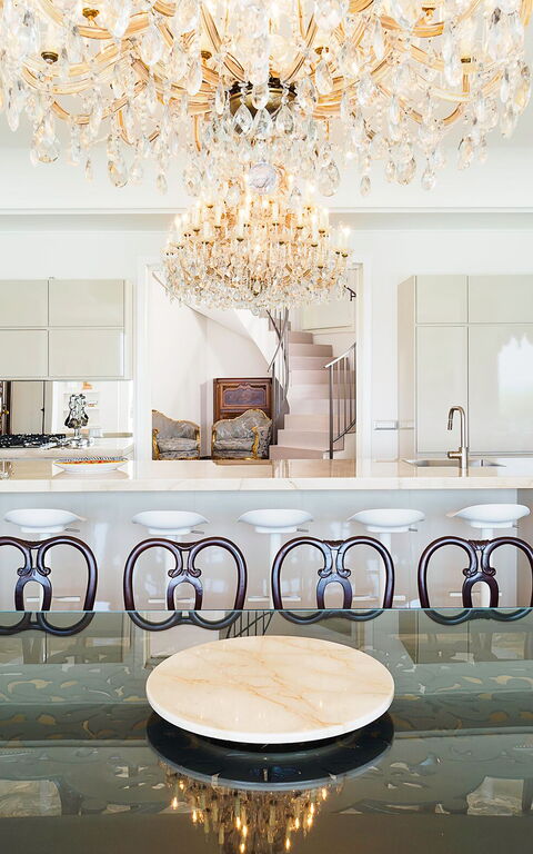 Villa Estella: Kök, Lunchrum