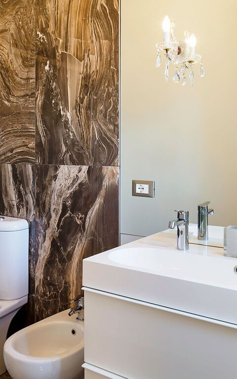 Villa Estella: Badrum