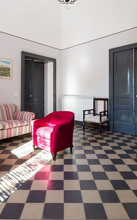 Villa Nerello: Vardagsrum