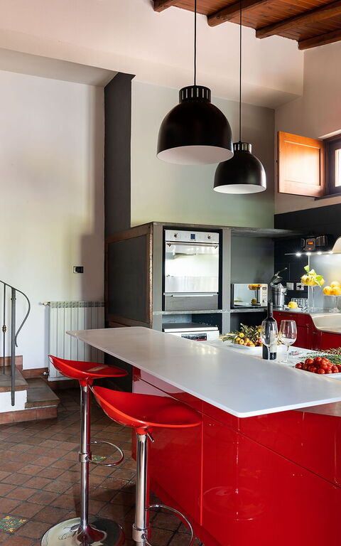 Villa Palmento Rosa: Kök