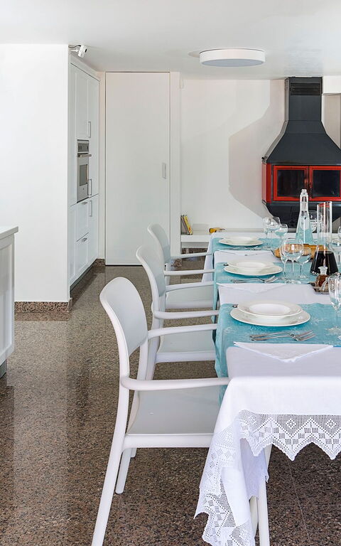 Villa Maya: Kök, Lunchrum