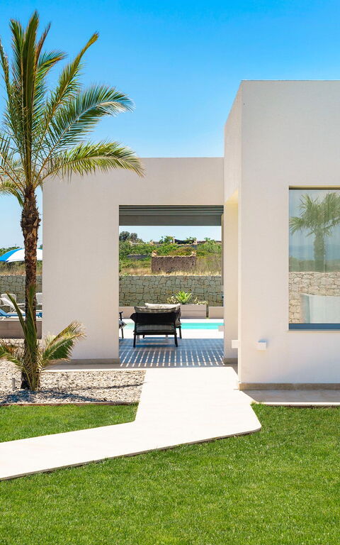 Villa Mia: Exteriör, Trädgård, Utomhus