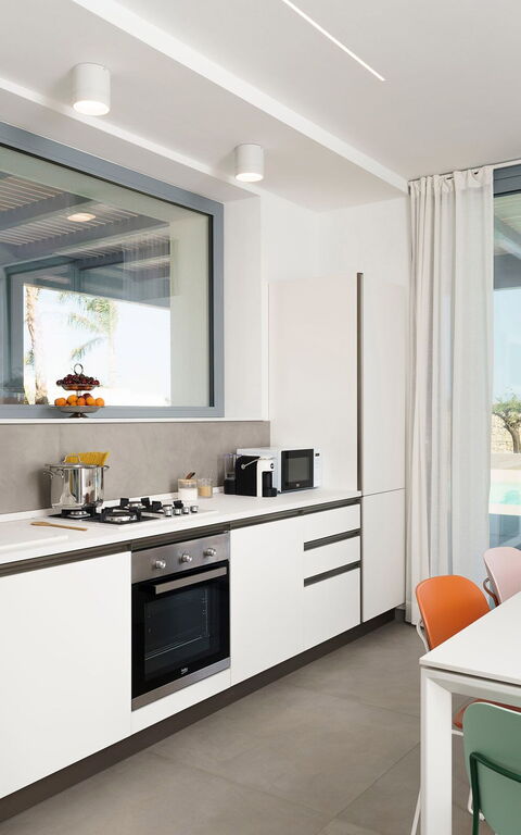 Villa Mia: Kök, Lunchrum