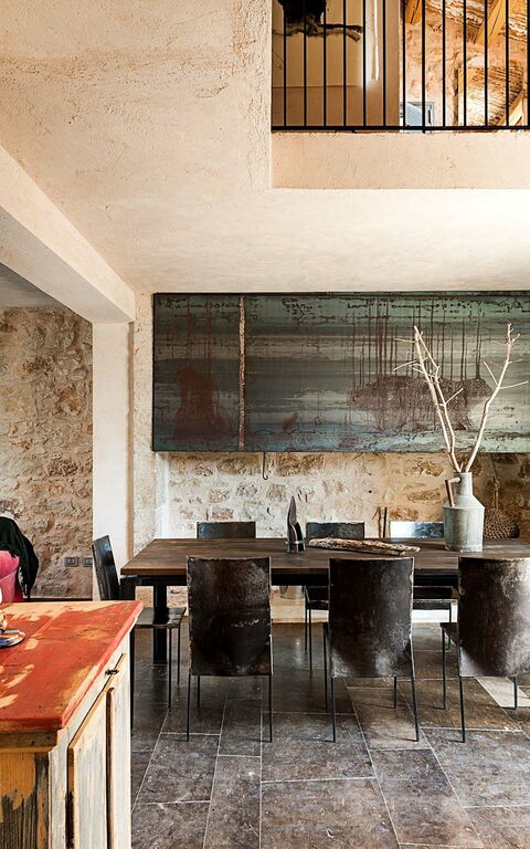 Villa Edicole: Lunchrum, Vardagsrum