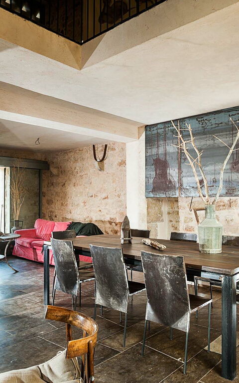 Villa Edicole: Lunchrum, Vardagsrum