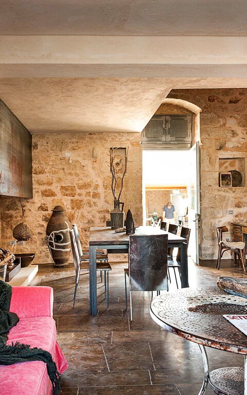 Villa Edicole: Lunchrum, Vardagsrum