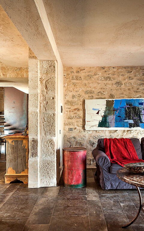 Villa Edicole: Lunchrum, Vardagsrum