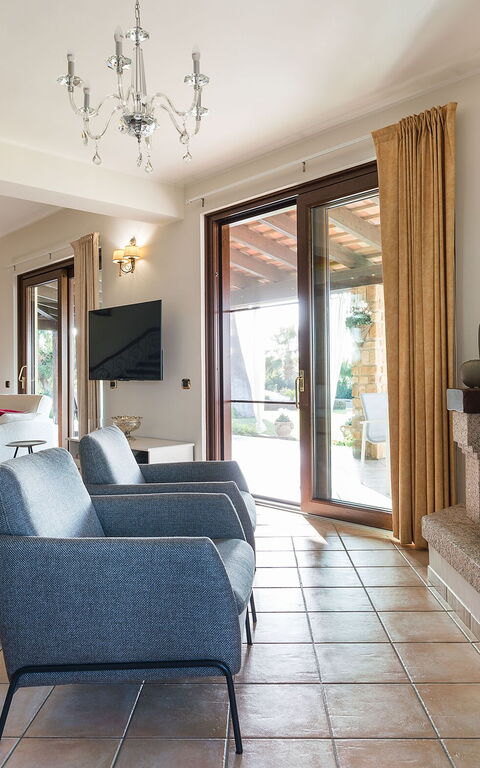 Villa Cielo: Lunchrum, Vardagsrum