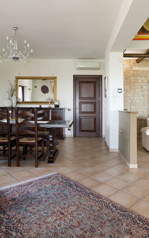 Villa Cielo: Lunchrum, Vardagsrum