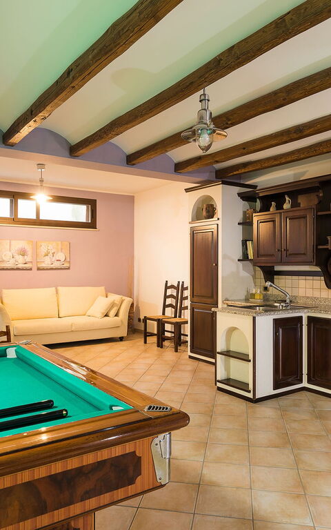 Villa Cielo: Andra rummet, Kök, Vardagsrum