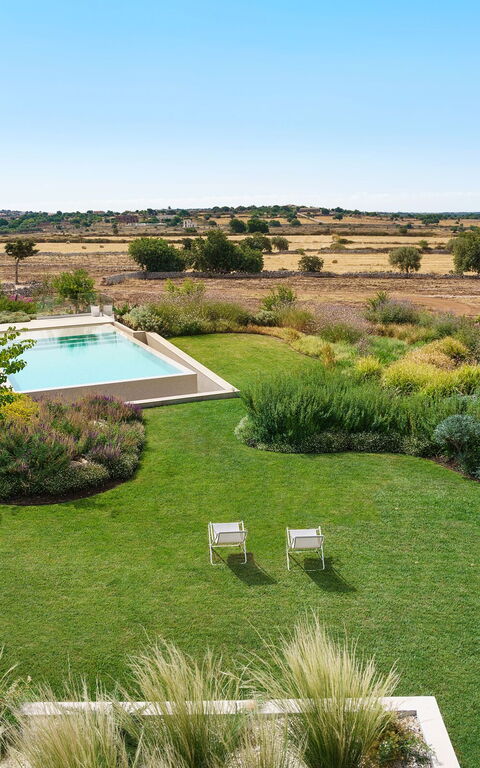 Villa Meravilla: slå samman, Trädgård, Utomhus