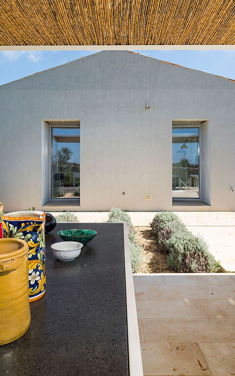 Villa Hybla: Balkong / terrass / uteplats, Utomhus