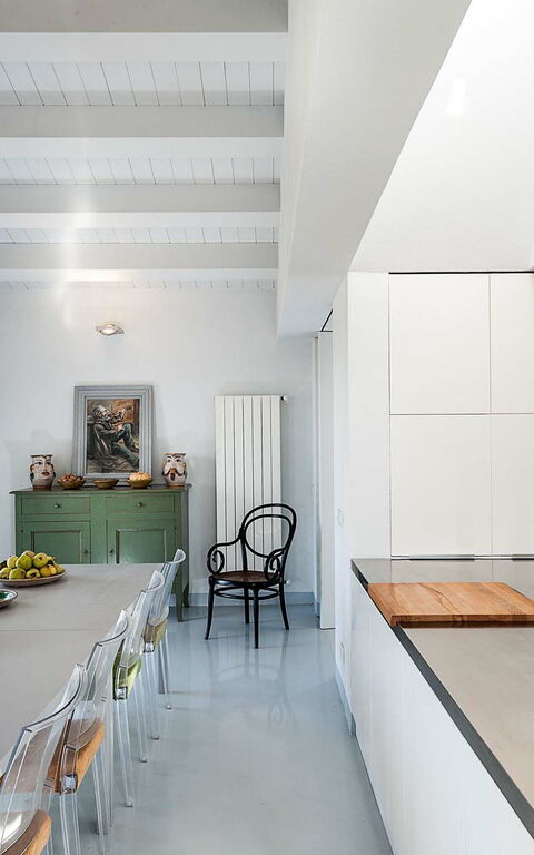 Villa Hybla: Kök, Lunchrum