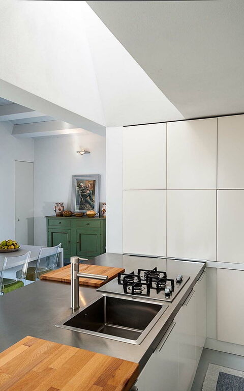 Villa Hybla: Kök, Lunchrum