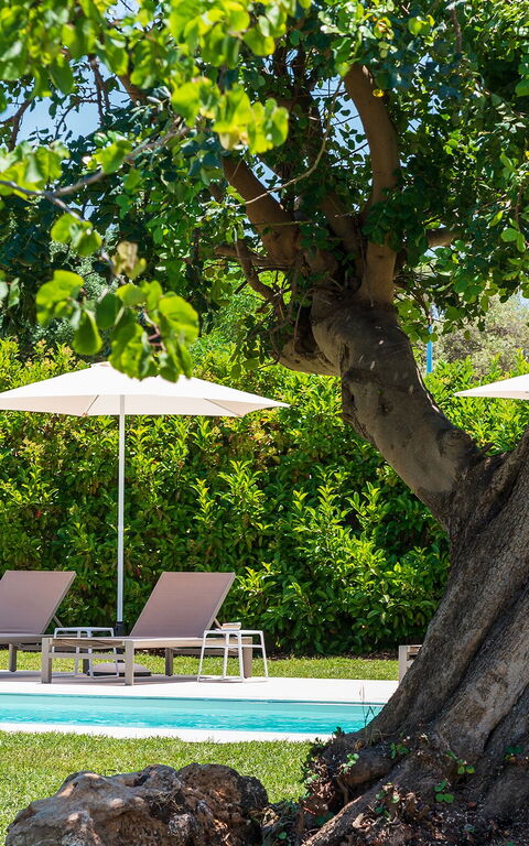 Villa Girasole: Utomhus