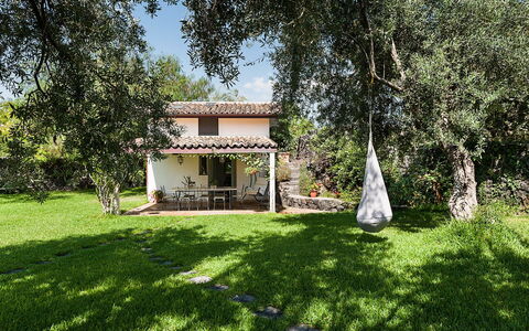 Semesterboende Casetta: Balkong / terrass / uteplats, Trädgård