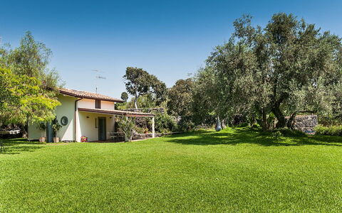 Semesterboende Casetta: Trädgård