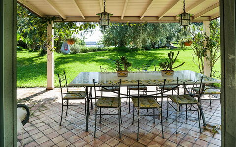 Semesterboende Casetta: Balkong / terrass / uteplats