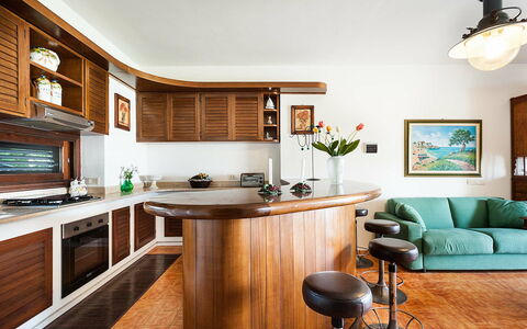 Semesterboende Lampara: Kök, Lunchrum, Vardagsrum