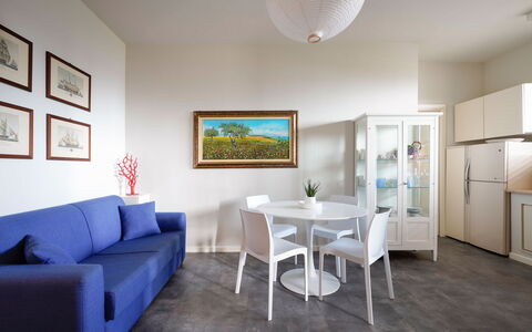 Semesterboende Corallo: Lunchrum, Vardagsrum