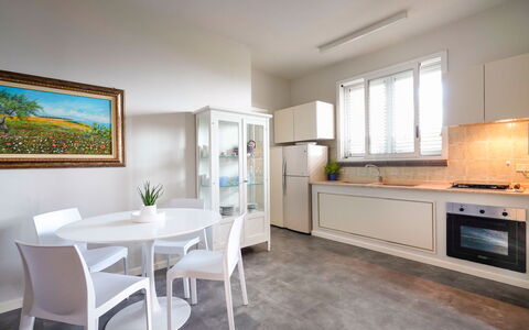 Semesterboende Corallo: Kök, Lunchrum