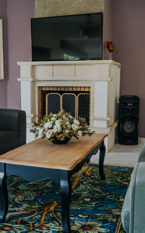 Villa Artemis: Vardagsrum