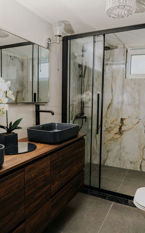 Villa Artemis: Badrum