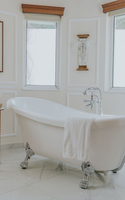 Villa Artemis: Badrum