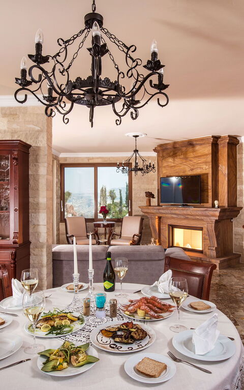 Villa Bella Mare: Lunchrum, Vardagsrum